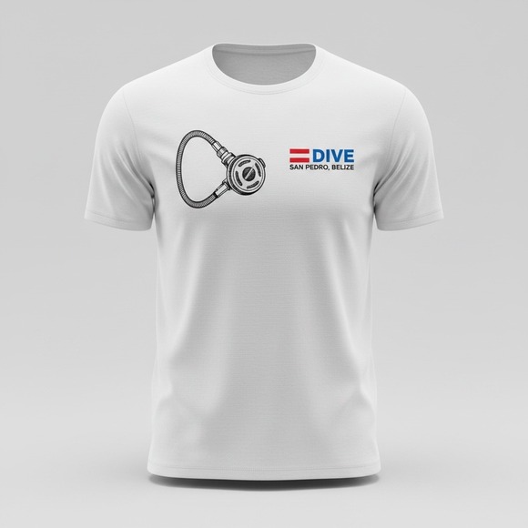 Other - Dive San Pedro Belize Scuba Beer Graphic Tee Mens S White Single Stitch
